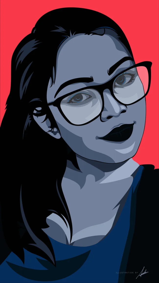 Gothic portrait — mysterious female character study